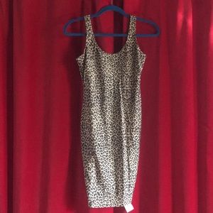 Leopard print American apparel dress NWT!